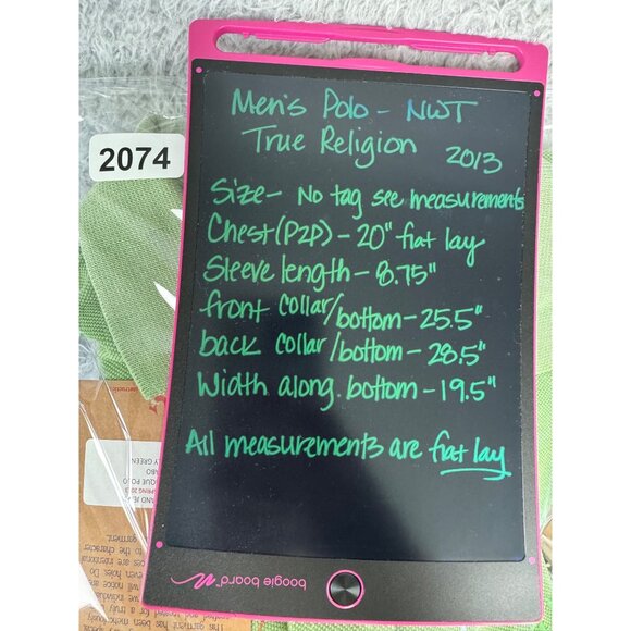 True Religion Mens Sportswear Spring 2013 Embroidery Pique Polo Shirt Green - Picture 9 of 11